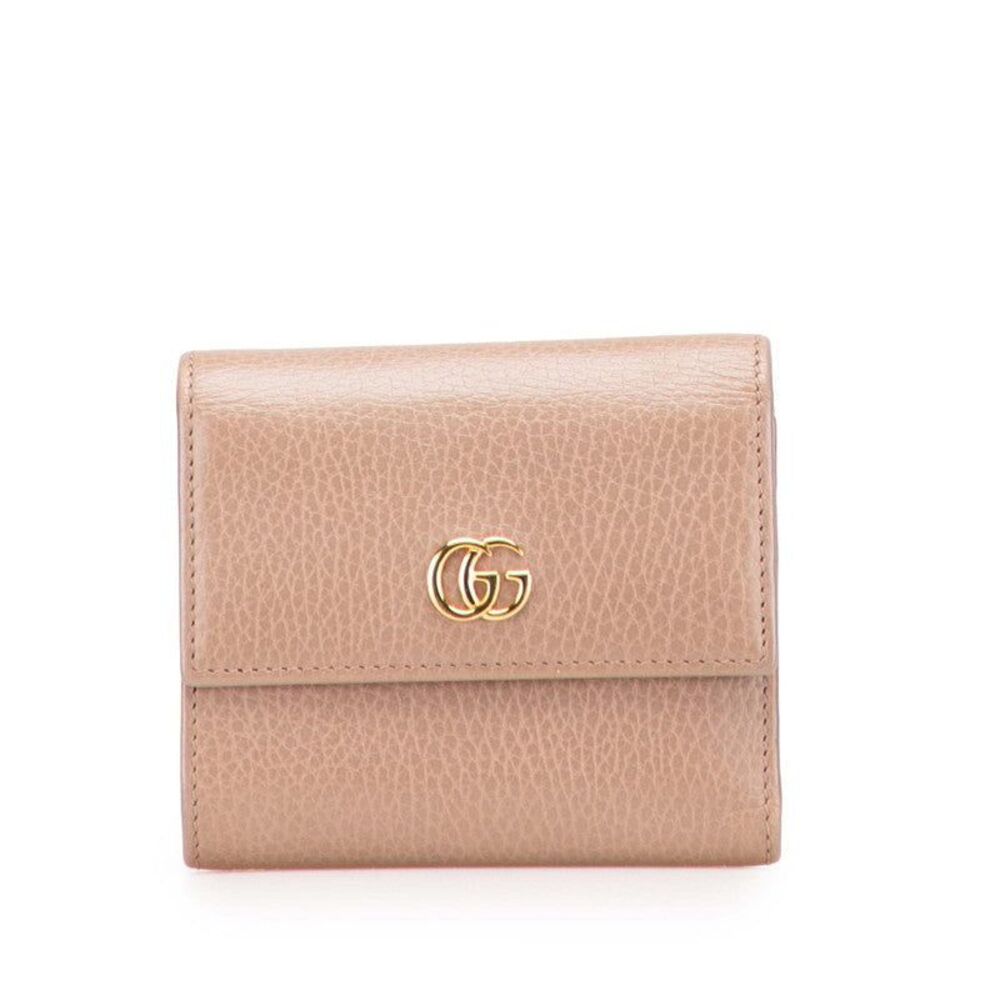 Gucci GG Marmont Leather Trifold Wallet